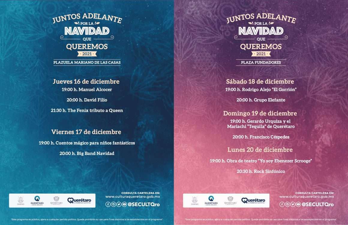 Habrá conciertos gratuitos por Navidad en Querétaro 13 Querétaro