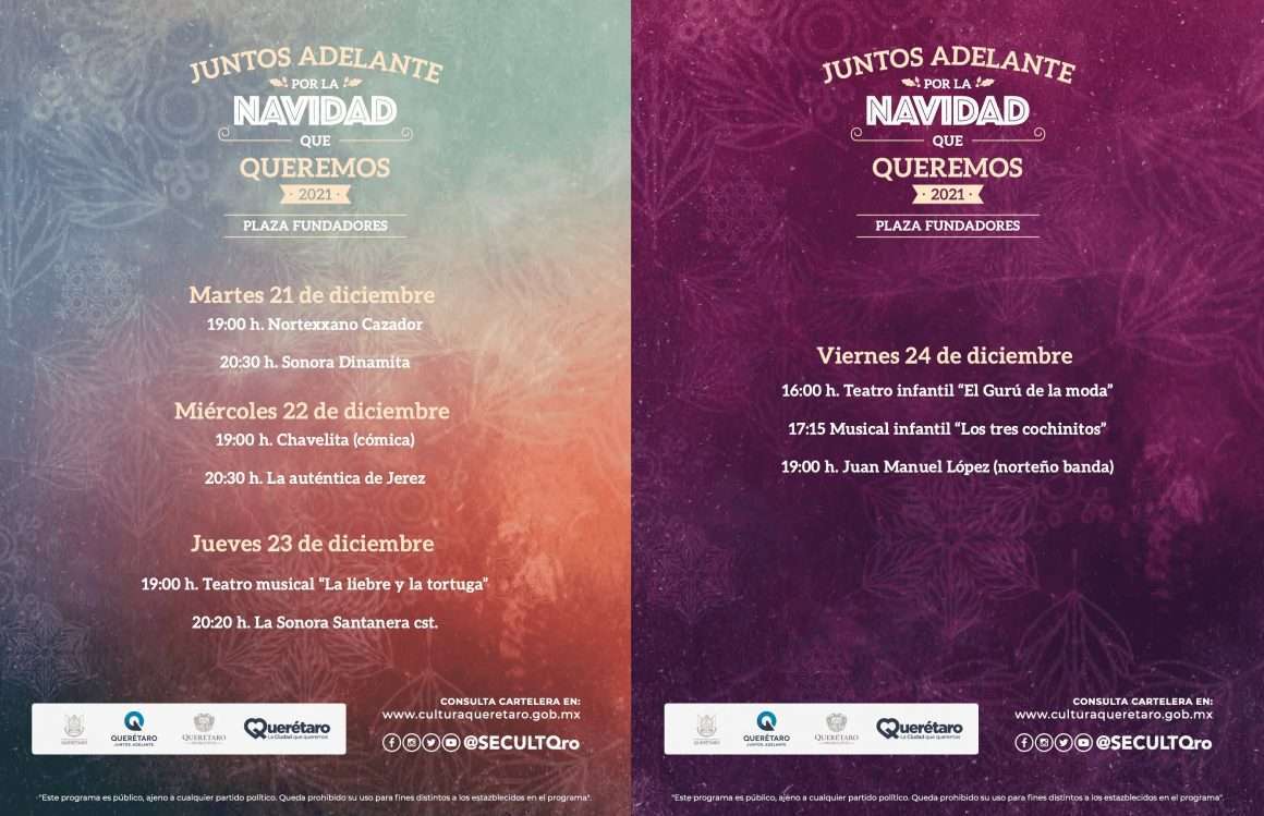 Habrá conciertos gratuitos por Navidad en Querétaro 15 Querétaro