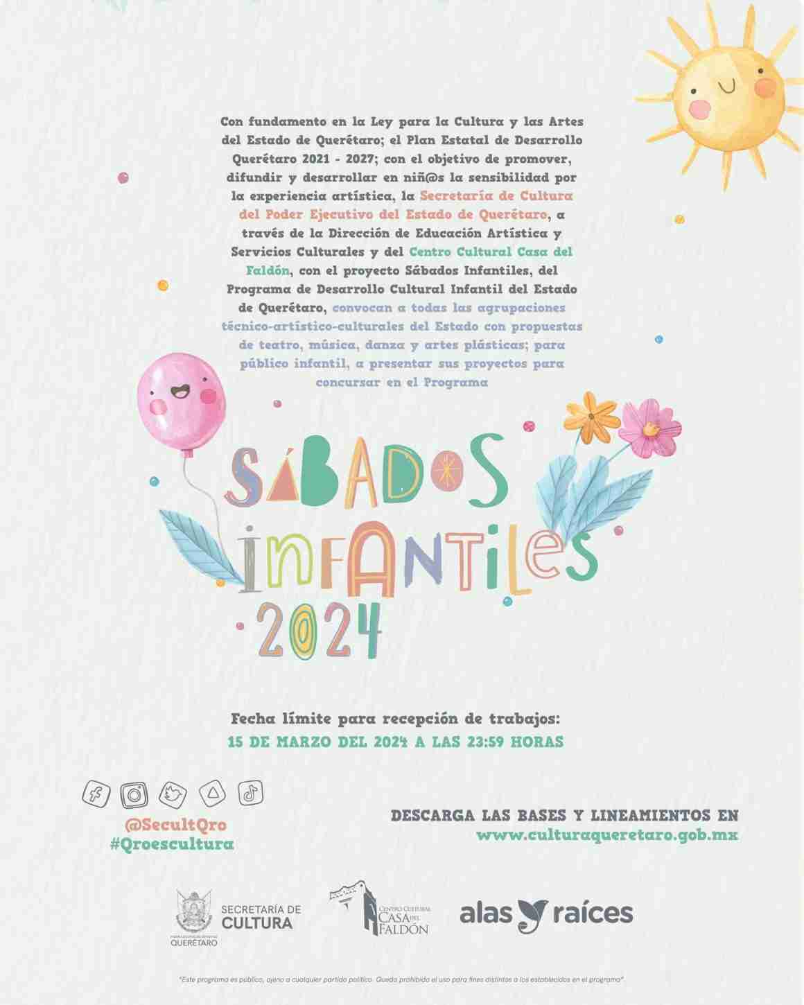 Querétaro: Lanzan convocatorias para concursos infantiles y de poesía 17 Querétaro
