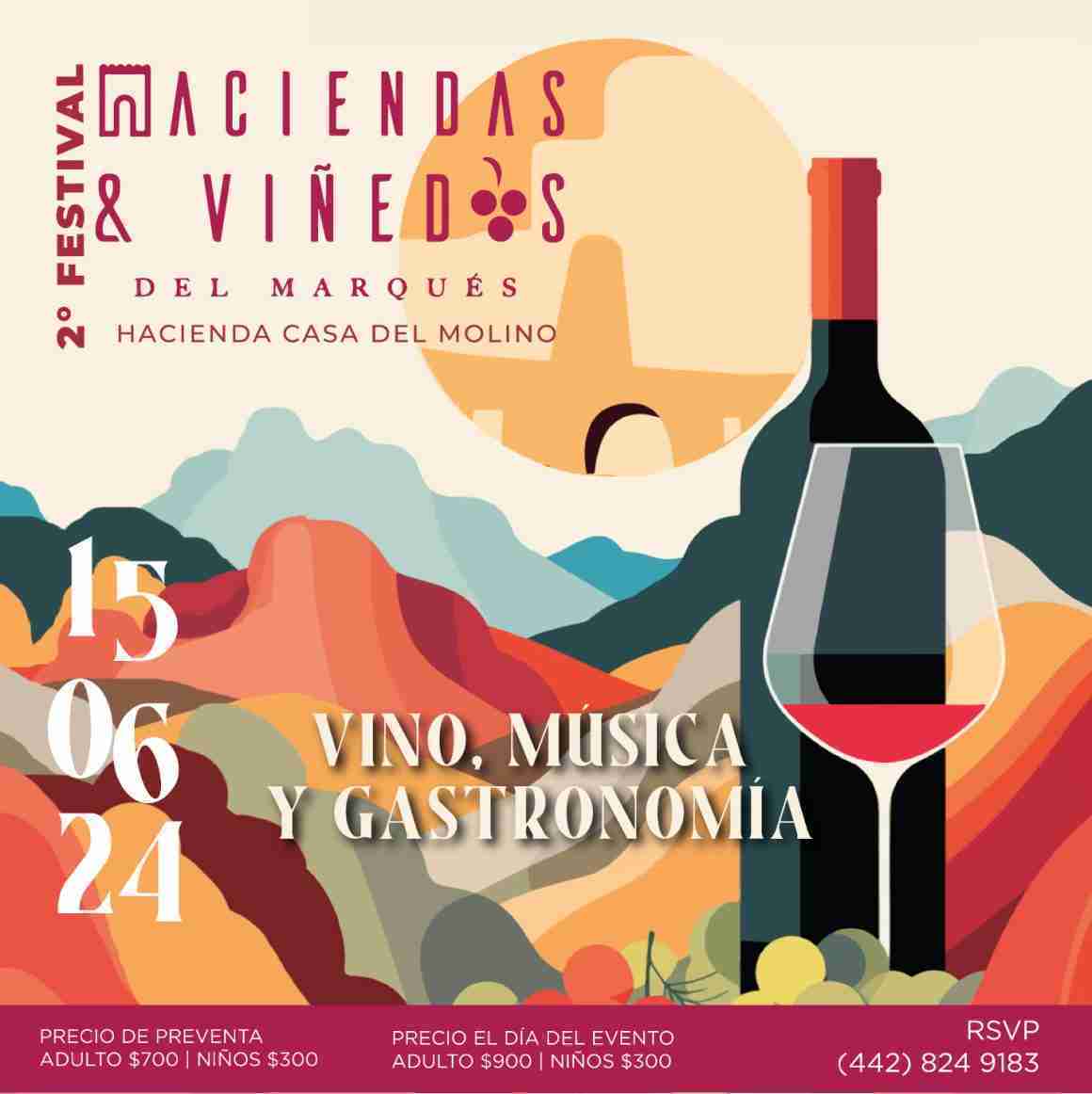 ¡No te pierdas el Festival de Haciendas y Viñedos de El Marqués 2024! 15 440394609 842747474561569 1676480078269488873 n
