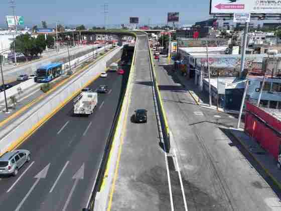 Listo el puente superior de Paseo 5 de Febrero en sentido a Tlacote 17 5 de febrero