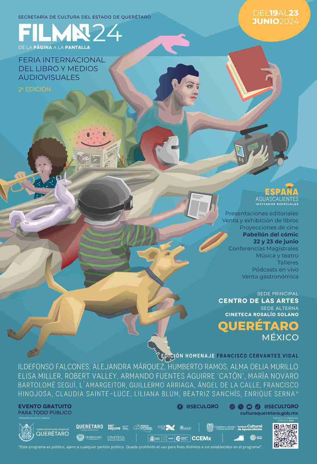 Lista la Feria Internacional de Libro y Medios Audiovisuales de Querétaro (FILMAQ) 2024 13 Querétaro