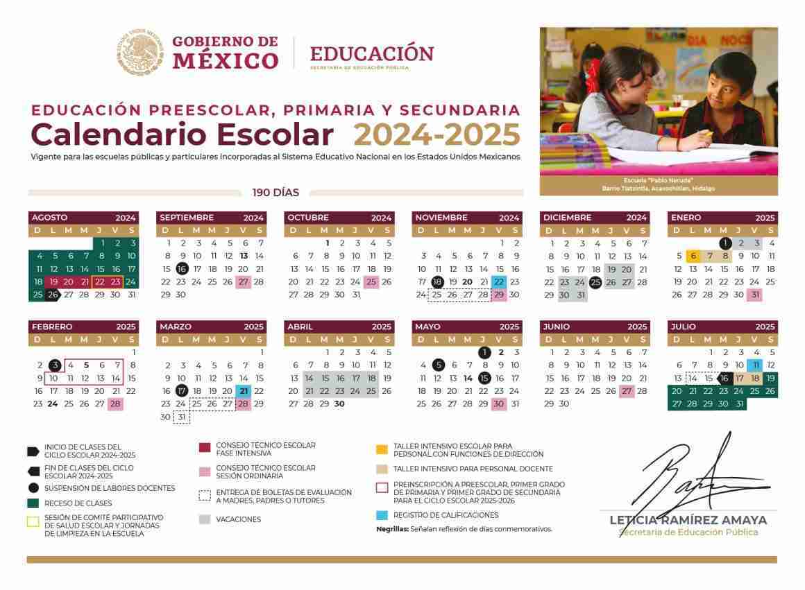 Calendario escolar