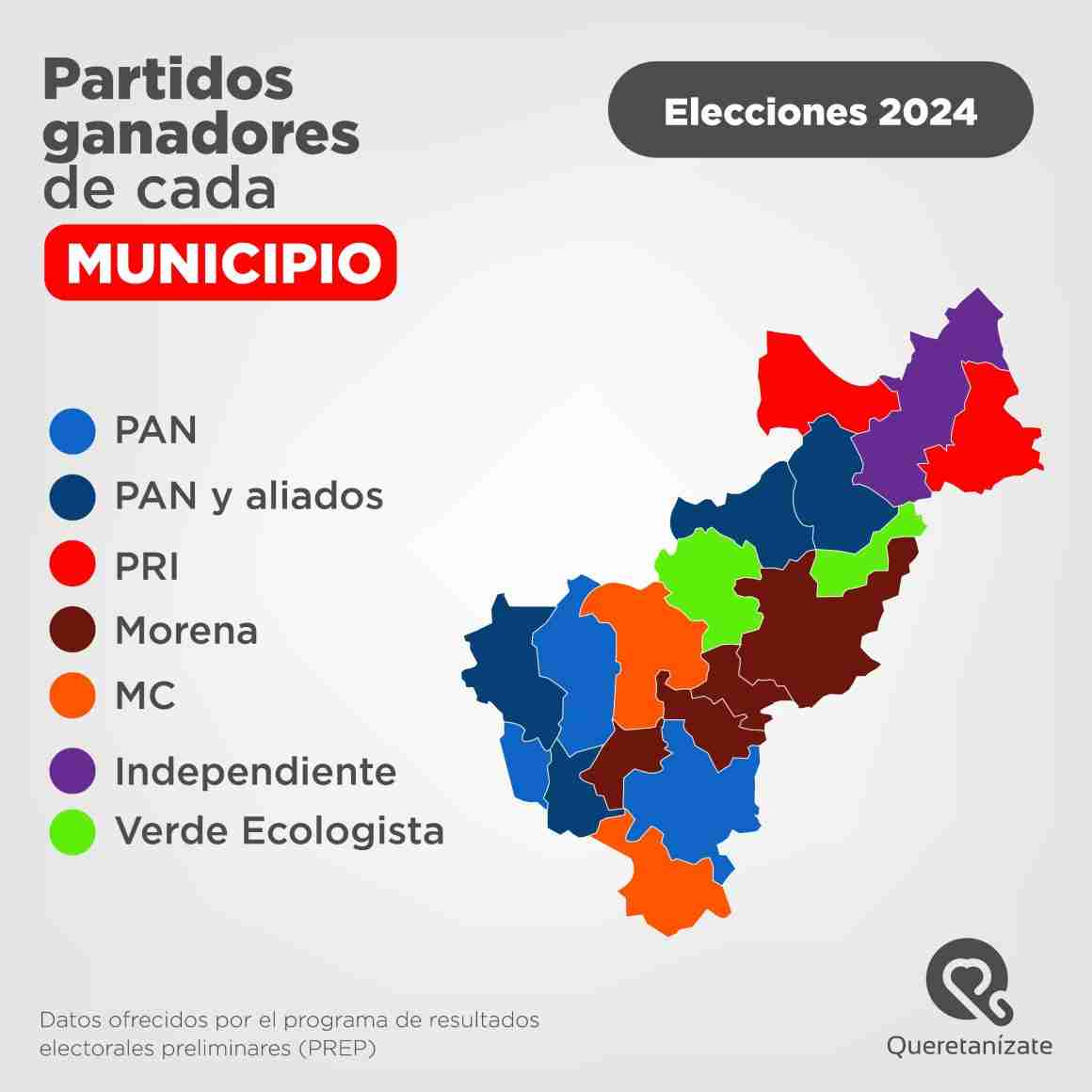 Elecciones 2024: ¿Quién ganó los municipios de Querétaro? 13 Querétaro