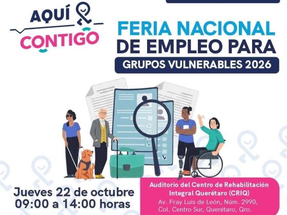 Querétaro: Invitan a Feria Nacional de Empleo para Grupos Vulnerables 13 Querétaro